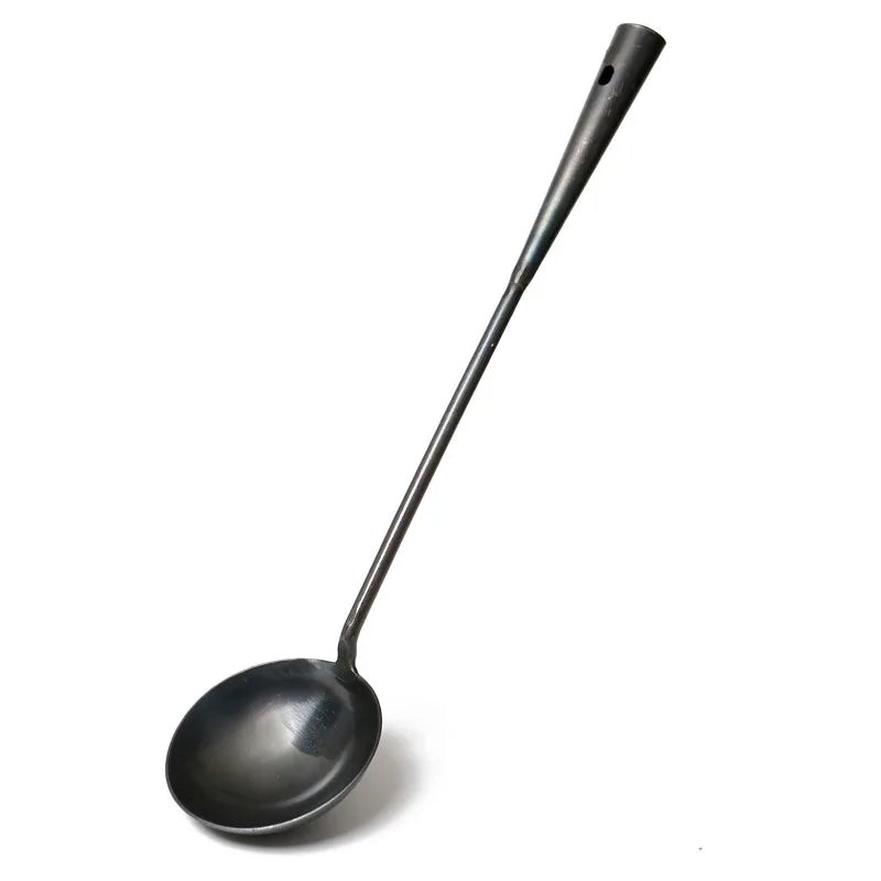 Chinese Chef Frying Pan Spoon Shovel Hand Shovel Iron Spoon Healthy Uncoated Spoon Set Pot Iron Pot