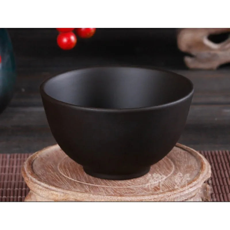 Chinese Clay Tea Cup with Big Mouth, Handmade Ore Teacup, Single Cup, Black, Red, Brown, Master Cup, Large, Yixing Zisha, 100ml