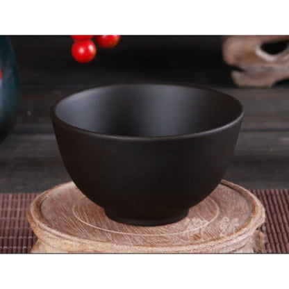 Chinese Clay Tea Cup with Big Mouth, Handmade Ore Teacup, Single Cup, Black, Red, Brown, Master Cup, Large, Yixing Zisha, 100ml