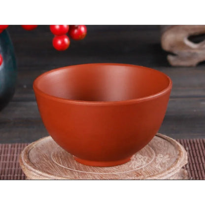 Chinese Clay Tea Cup with Big Mouth, Handmade Ore Teacup, Single Cup, Black, Red, Brown, Master Cup, Large, Yixing Zisha, 100ml
