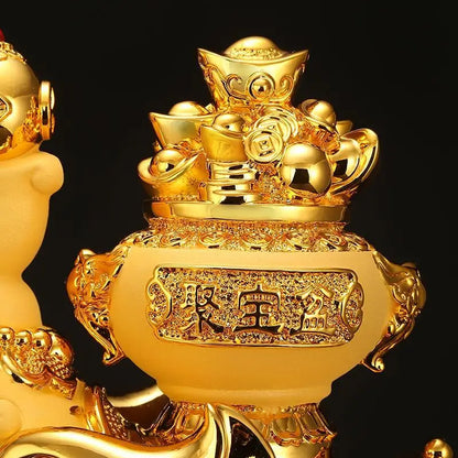 Chinese Elephant Ornaments To Attract Wealth and Fortune Living Room Wine Cabinet Office Money Tree Home Decoration Craft Gifts