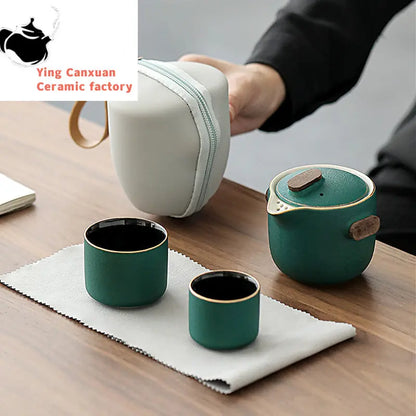 Chinese Exquisite Ceramics Tea Sets Home Tea Pot and Cup Set Handmade Filter Tea Maker Customized Teaware Supplies Gifts