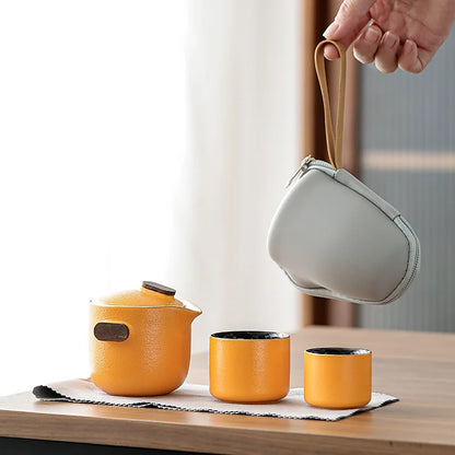 Chinese Exquisite Ceramics Tea Sets Home Tea Pot and Cup Set Handmade Filter Tea Maker Customized Teaware Supplies Gifts