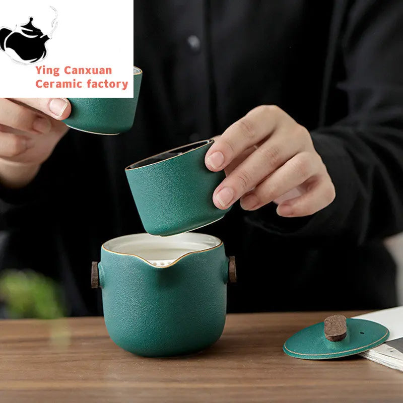 Chinese Exquisite Ceramics Tea Sets Home Tea Pot and Cup Set Handmade Filter Tea Maker Customized Teaware Supplies Gifts