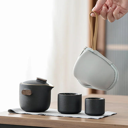 Chinese Exquisite Ceramics Tea Sets Home Tea Pot and Cup Set Handmade Filter Tea Maker Customized Teaware Supplies Gifts