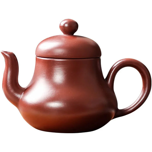 Chinese High Capacity Yixing Purple Clay Pear Shape Teapot Dahongpao Tea Set Xishi Tea Pot Household Handmade Customized Kettle