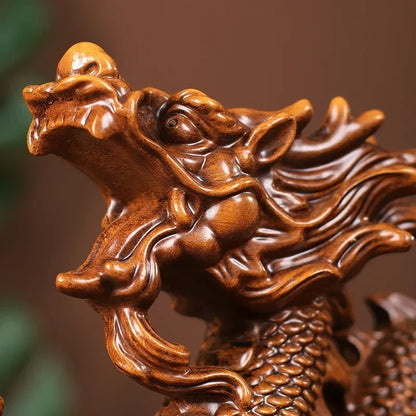 Chinese Inviting Wealth Zodiac Mascot Dragon Ornament Cashier Opening Housewarming Gift Dragon Year Open Door Gift