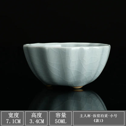 Chinese Jian kiln tea bowl with oilspot glaze Small Tenmoku Tea Cup Natural Ceramic High Temporature Fired Eco-friendly