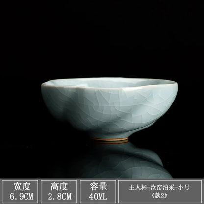 Chinese Jian kiln tea bowl with oilspot glaze Small Tenmoku Tea Cup Natural Ceramic High Temporature Fired Eco-friendly