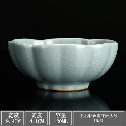 Chinese Jian kiln tea bowl with oilspot glaze Small Tenmoku Tea Cup Natural Ceramic High Temporature Fired Eco-friendly