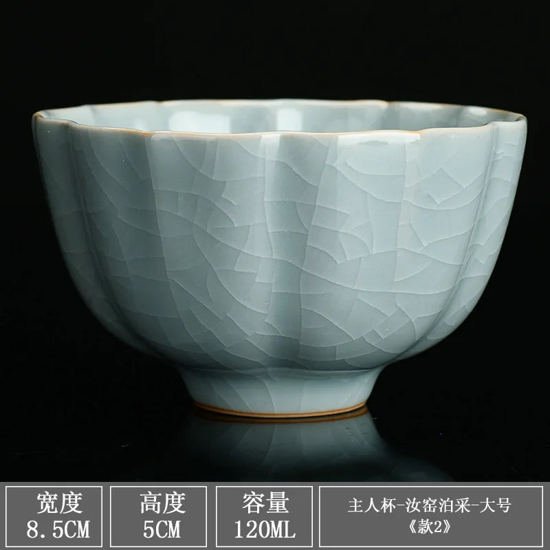 Chinese Jian kiln tea bowl with oilspot glaze Small Tenmoku Tea Cup Natural Ceramic High Temporature Fired Eco-friendly