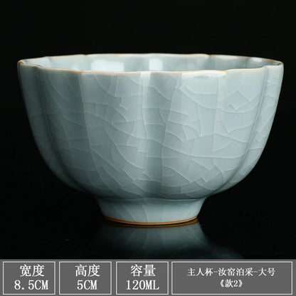 Chinese Jian kiln tea bowl with oilspot glaze Small Tenmoku Tea Cup Natural Ceramic High Temporature Fired Eco-friendly