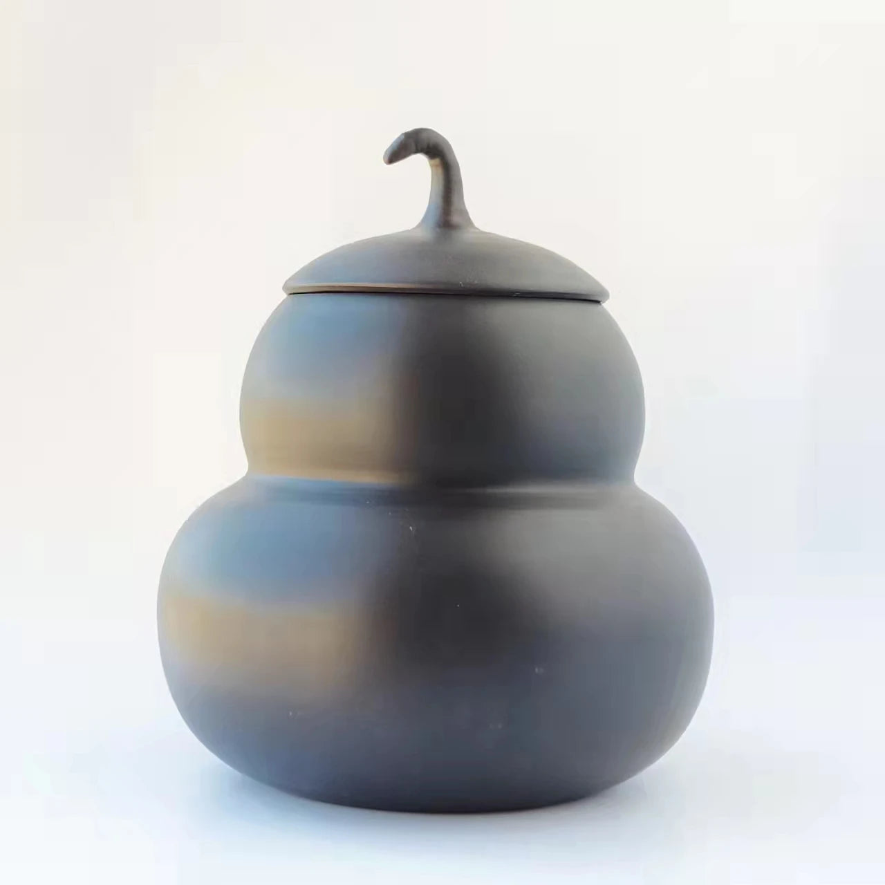 Chinese Jianshui Purple Clay Pure Handmade Gourd Oolong Pu'er Tea  Storage Tanks Ceramic Coffee beans Container  Kung Fu Tea Set