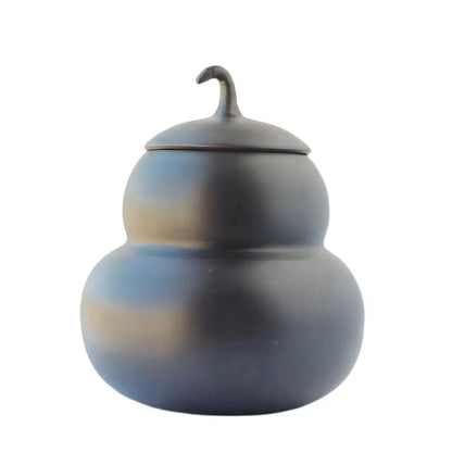 Chinese Jianshui Purple Clay Pure Handmade Gourd Oolong Pu'er Tea  Storage Tanks Ceramic Coffee beans Container  Kung Fu Tea Set