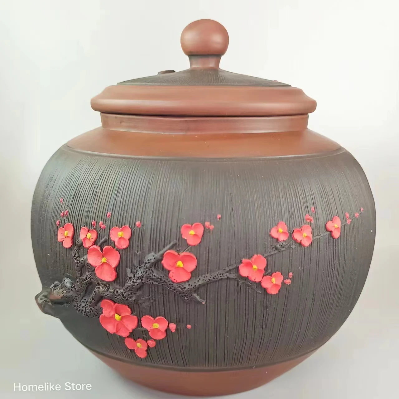Chinese Jianshui Purple Clay Pure Handmade Oolong Pu'er Tea  Storage Tanks Ceramic Coffee beans Container  Kung Fu Tea Set