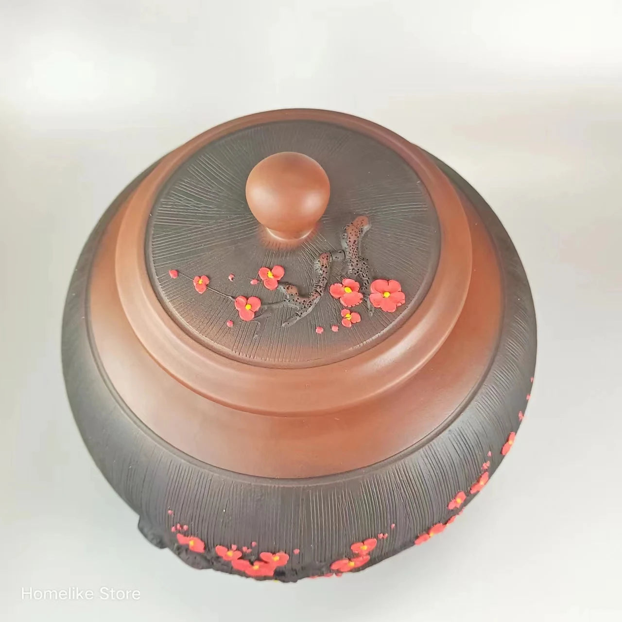 Chinese Jianshui Purple Clay Pure Handmade Oolong Pu'er Tea  Storage Tanks Ceramic Coffee beans Container  Kung Fu Tea Set