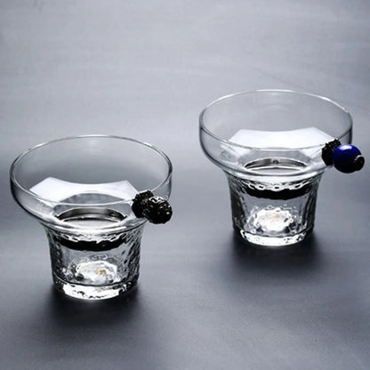 Chinese Kongfu Puer Tea Cup, Ceremony Utensils, Leaf Glass Tea Strainer, Leak Filter, Colander, Teaware Accessories