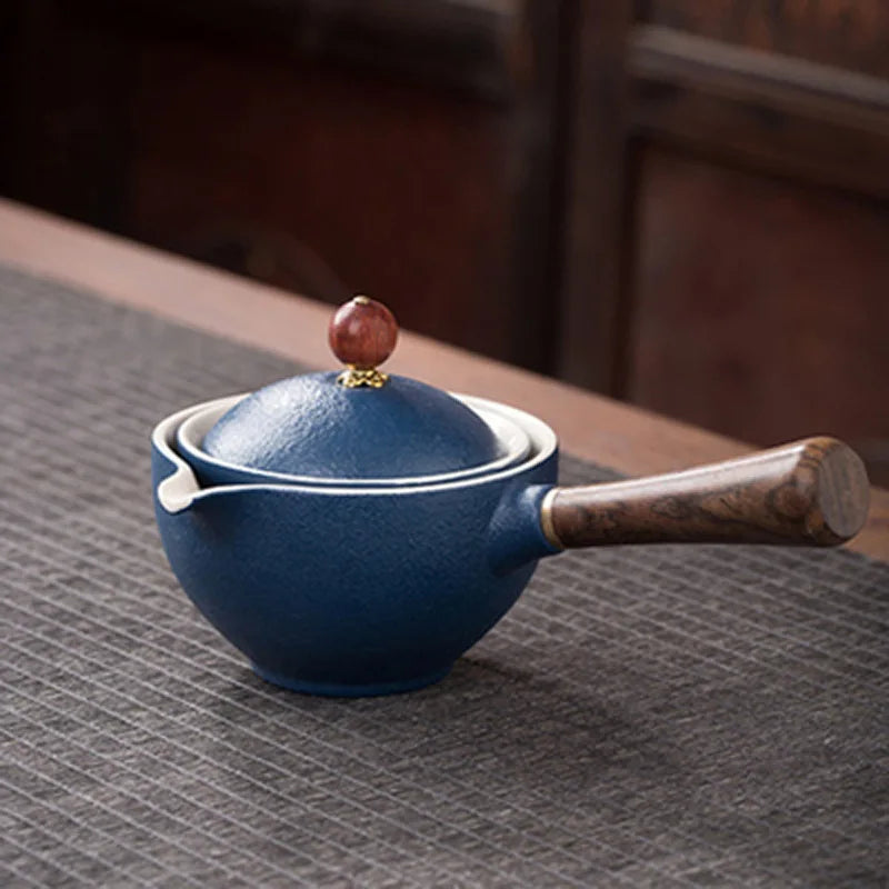 Chinese Kung Fu Tea Set Traveling Tea Set Ceramic Portable Tea Set Complete Set Teapot Brewer Tea Maker Infuser