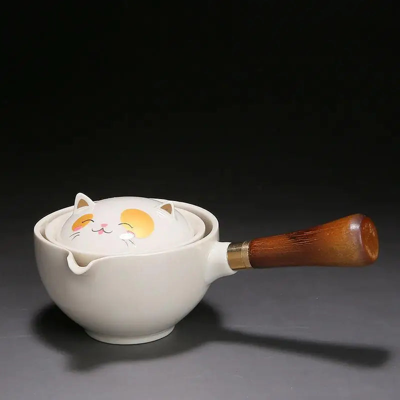 Chinese Kung Fu Tea Set Traveling Tea Set Ceramic Portable Tea Set Complete Set Teapot Brewer Tea Maker Infuser