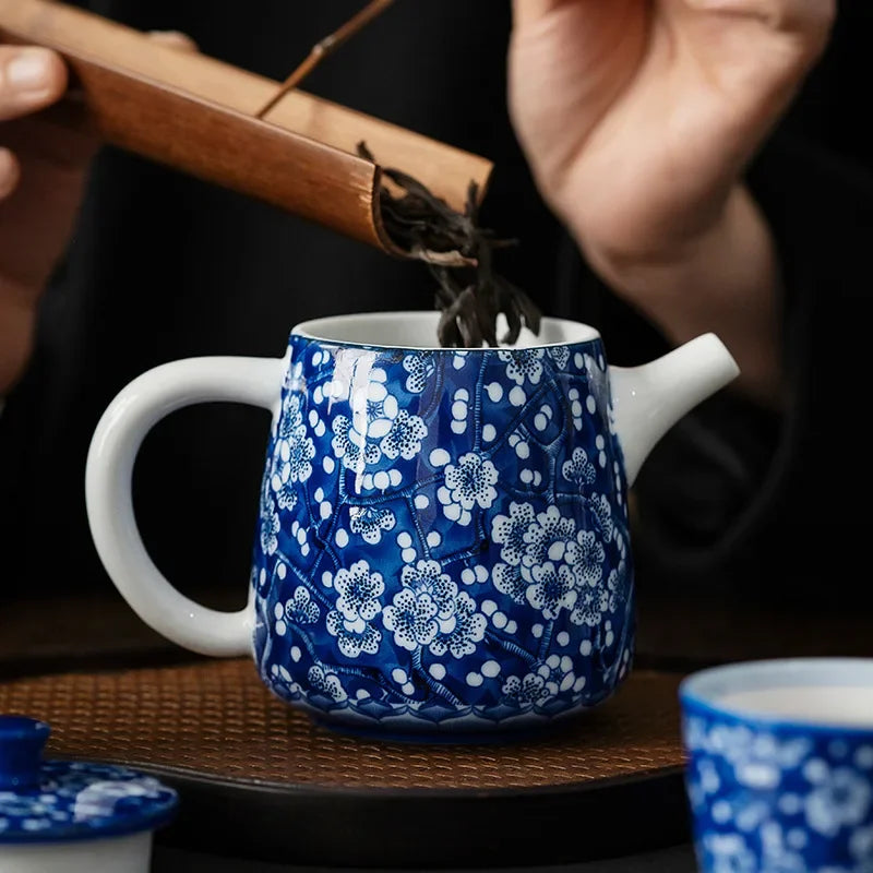 Chinese Kung Fu Teapot Sets Handmade Ceramic Tea Set Tea Kettles Home Decor Teaware Pots Porcelain Tea Pot