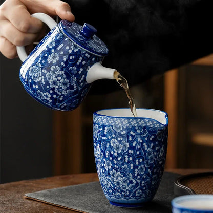Chinese Kung Fu Teapot Sets Handmade Ceramic Tea Set Tea Kettles Home Decor Teaware Pots Porcelain Tea Pot