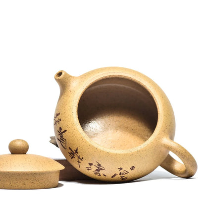 Chinese Kung Fu pu'er oolong tea kettle 200ml Authentic Yixing purpple clay teapot raw ore famous handmade Zisha tea pot