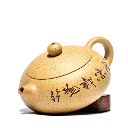 Chinese Kung Fu pu'er oolong tea kettle 200ml Authentic Yixing purpple clay teapot raw ore famous handmade Zisha tea pot