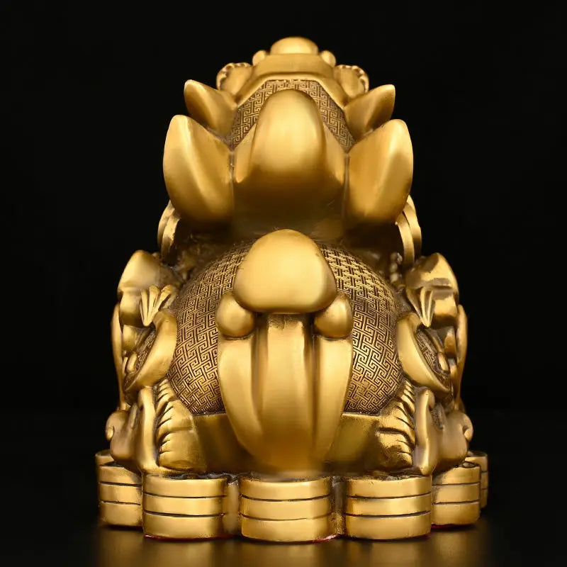 Chinese Lucky Pure Copper Brave Ornaments Money Brave Living Room Wine Cabinet Office Desktop Decorative Crafts