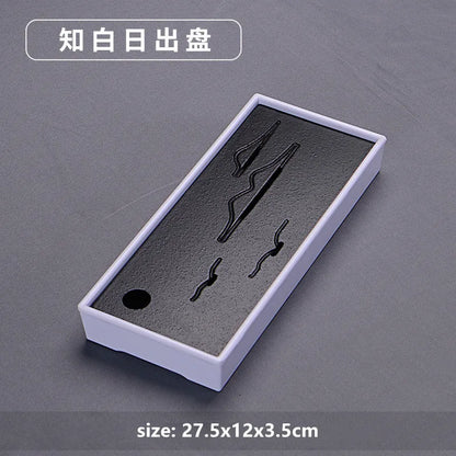 Chinese Natural Bamboo Tray Water Storage Tea Tray Traditional Tea Table Decorative Accessories Household Teaware Tea Board