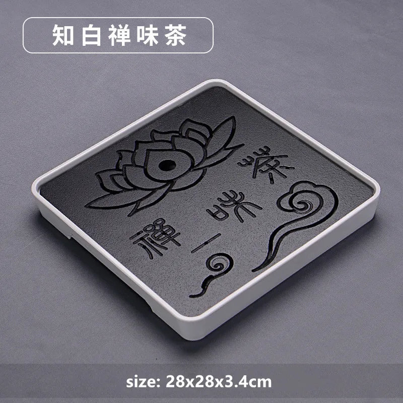 Chinese Natural Bamboo Tray Water Storage Tea Tray Traditional Tea Table Decorative Accessories Household Teaware Tea Board
