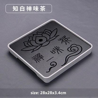 Chinese Natural Bamboo Tray Water Storage Tea Tray Traditional Tea Table Decorative Accessories Household Teaware Tea Board
