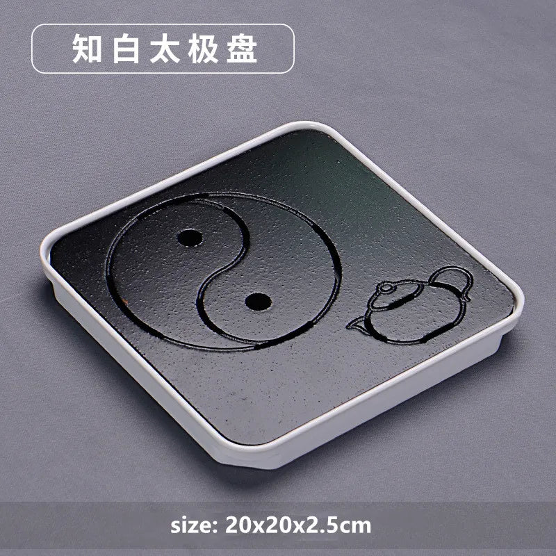 Chinese Natural Bamboo Tray Water Storage Tea Tray Traditional Tea Table Decorative Accessories Household Teaware Tea Board