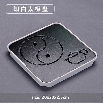 Chinese Natural Bamboo Tray Water Storage Tea Tray Traditional Tea Table Decorative Accessories Household Teaware Tea Board