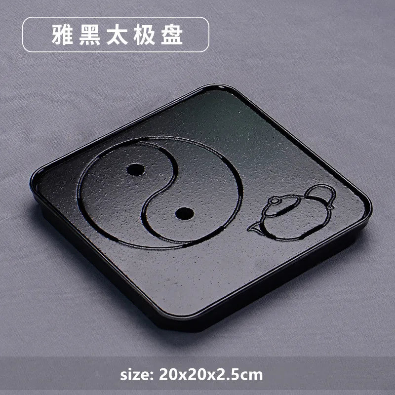 Chinese Natural Bamboo Tray Water Storage Tea Tray Traditional Tea Table Decorative Accessories Household Teaware Tea Board