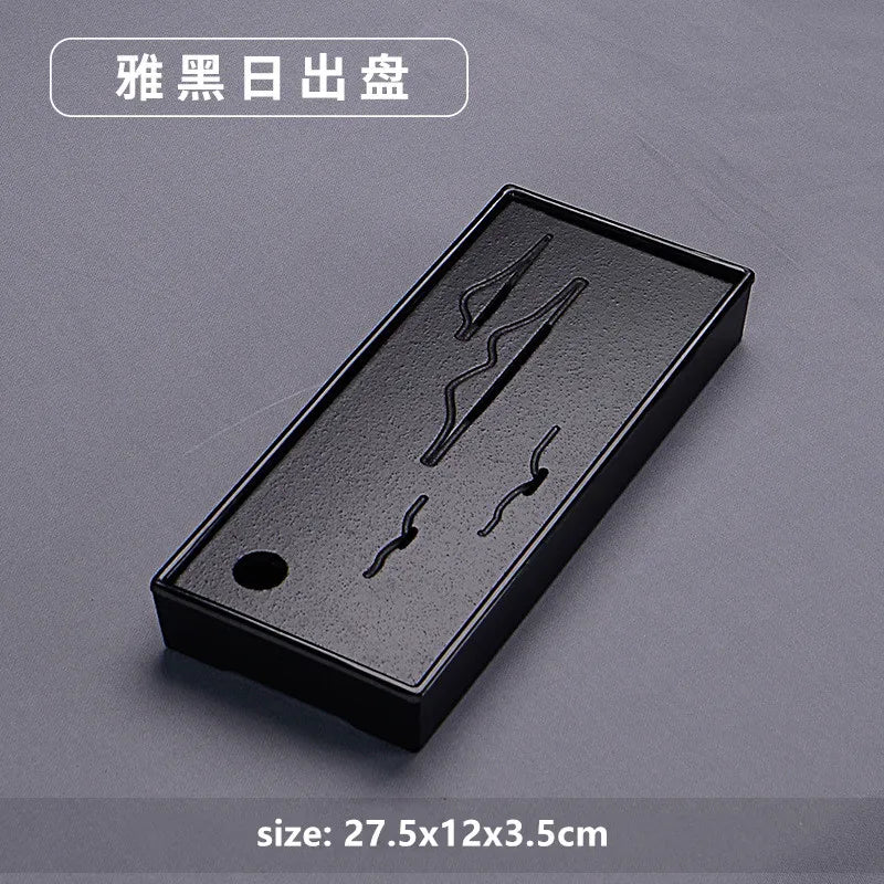 Chinese Natural Bamboo Tray Water Storage Tea Tray Traditional Tea Table Decorative Accessories Household Teaware Tea Board