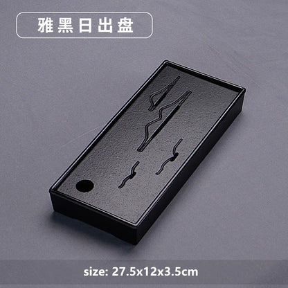 Chinese Natural Bamboo Tray Water Storage Tea Tray Traditional Tea Table Decorative Accessories Household Teaware Tea Board