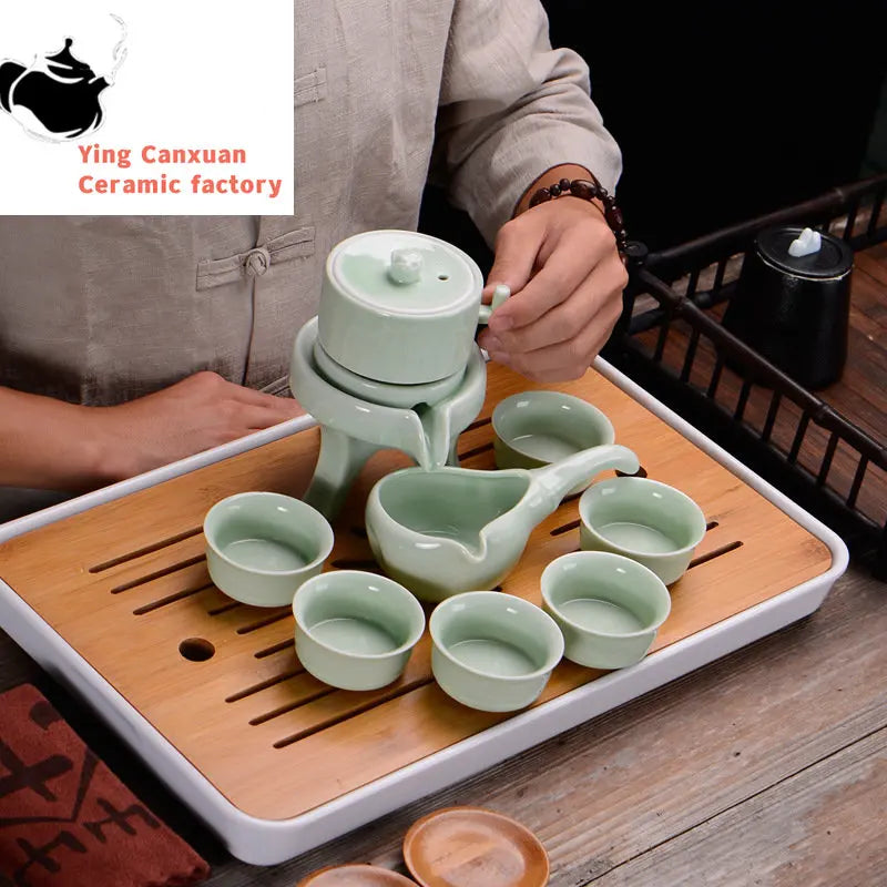 Chinese Natural Bamboo Tray Water Storage Tea Tray Traditional Tea Table Decorative Accessories Household Teaware Tea Board