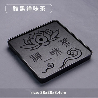 Chinese Natural Bamboo Tray Water Storage Tea Tray Traditional Tea Table Decorative Accessories Household Teaware Tea Board