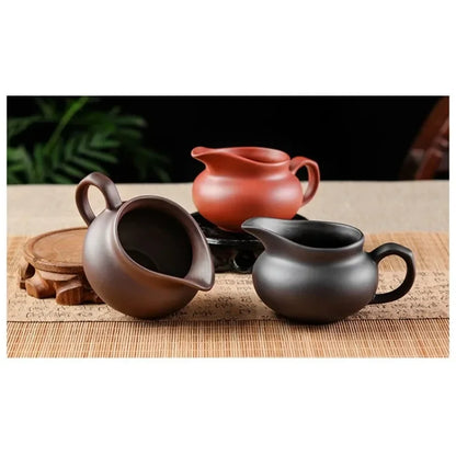 Chinese Purple Clay Fair Cup Cha Hai Master Teacup Handmade Tea Set Accessories Household Drinkware Large Capacity Tea Separator