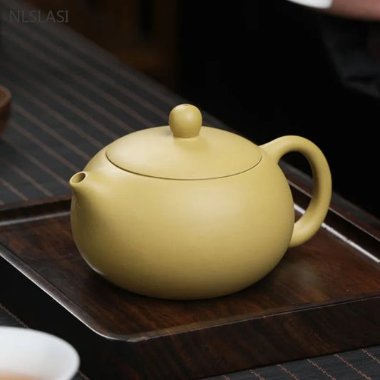 Chinese Section Mud Xishi Teapot Yixing Purple Clay Beauty Tea Set Handmade Custom Filter Kettle Tradition Zisha Tea Accessories