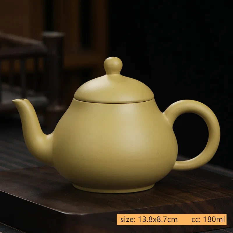 Chinese Section Mud Xishi Teapot Yixing Purple Clay Beauty Tea Set Handmade Custom Filter Kettle Tradition Zisha Tea Accessories