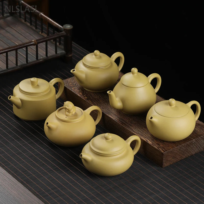 Chinese Section Mud Xishi Teapot Yixing Purple Clay Beauty Tea Set Handmade Custom Filter Kettle Tradition Zisha Tea Accessories