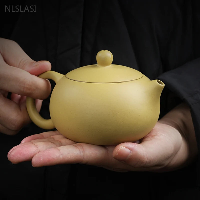 Chinese Section Mud Xishi Teapot Yixing Purple Clay Beauty Tea Set Handmade Custom Filter Kettle Tradition Zisha Tea Accessories