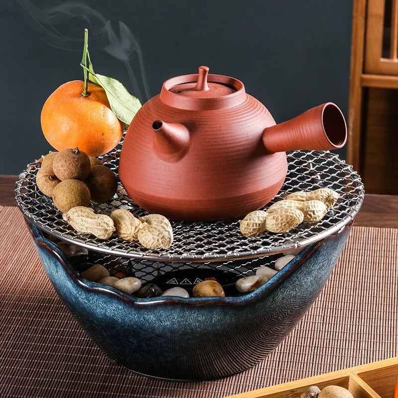 Chinese Side Handle Vermilion Kettle Red Mud Sand Jumping Lid Boiling Teapot Raw Ore Handmade Purple Sand Teapot Kung Fu Tea Set