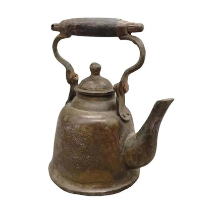 Chinese Style Brass Tea Pots, Retro Handmade Teapot with Handle, Copper Large Tea Pot, Kung Fu Tea Set, Teaware Ornament Gift