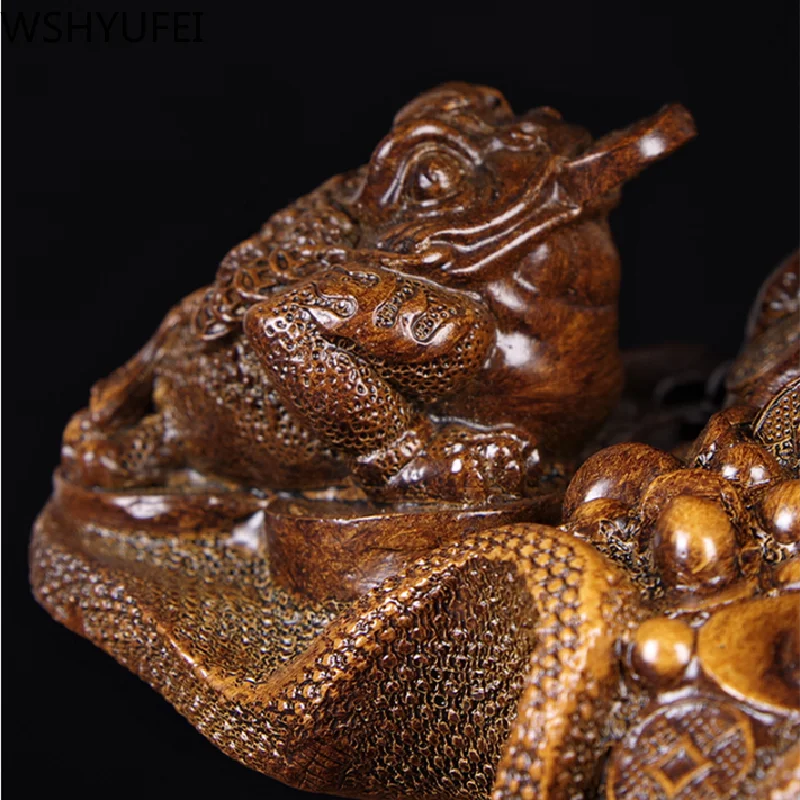 Chinese Style Lucky Wealth Tree Resin  Ornaments Crafts Home Living Room Study Desk Housewarming Statue Ornaments Gifts
