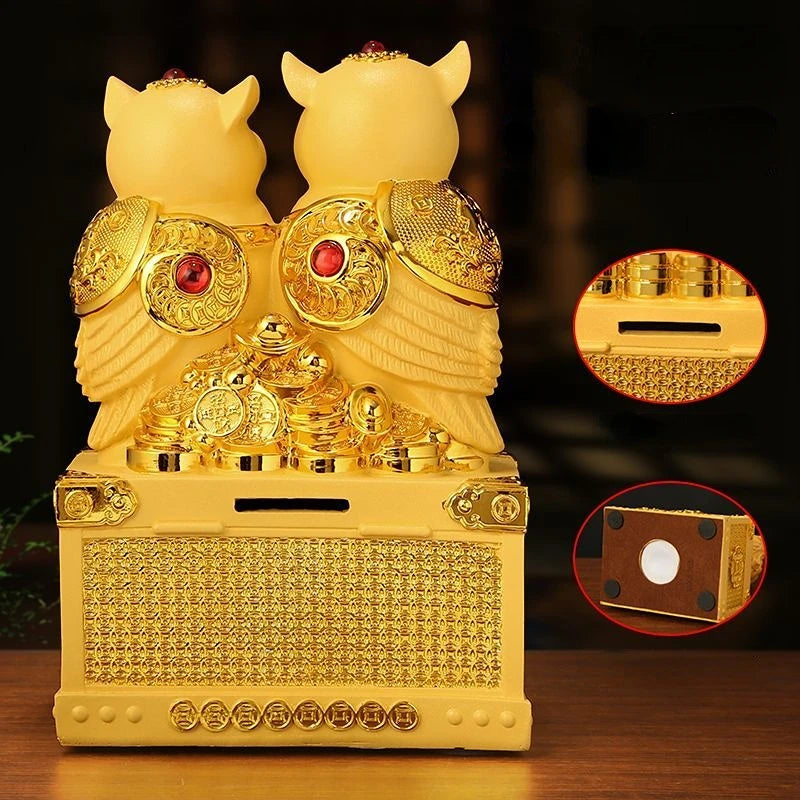 Chinese Style Owl Animal Ornaments Living Room Decoration Gift Home Creative Animal Bird Statues Sculptures