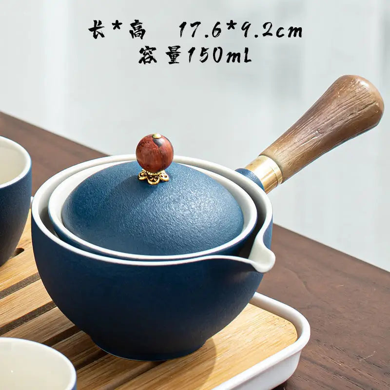 Chinese Tea Set Chinese Gongfu Tea Set Portable Teapot Set Tea Maker Infuser Portable Tea Cup Set Of 6  Tea Set Porcelain