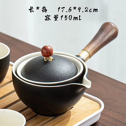 Chinese Tea Set Chinese Gongfu Tea Set Portable Teapot Set Tea Maker Infuser Portable Tea Cup Set Of 6  Tea Set Porcelain