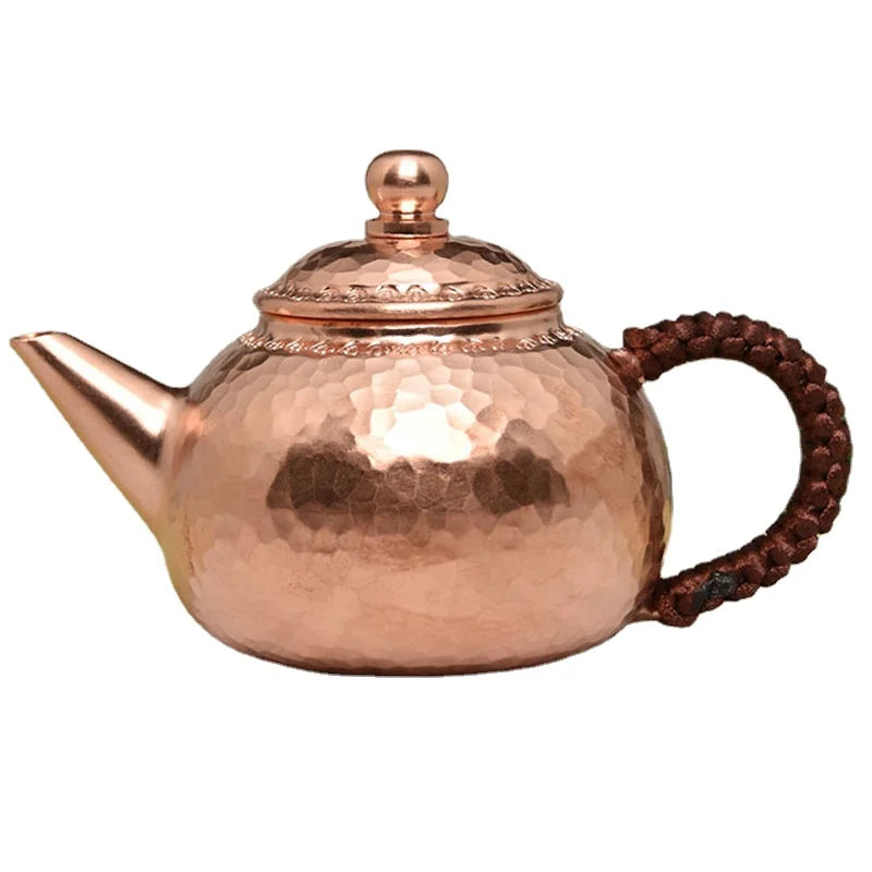 Chinese Tea Set Teapot Tea Infuser Handmade Coffee Pots Metal Tea Pot Copper Coffee Pots Vintage Water Jug Tea Tools Set Gift